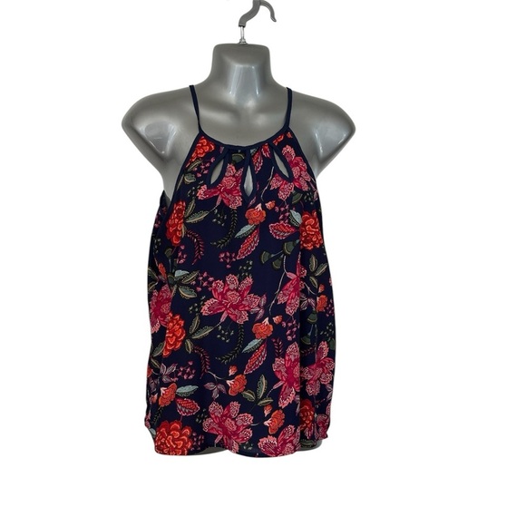 PaperMoon Floral Spaghetti Strap Top Size MP - Picture 2 of 5